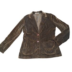 Vintage 1970's Brown Velvet Women's Small Jacket Ricki Rand